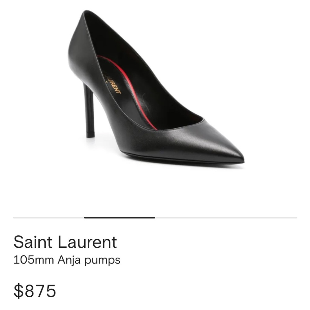 Brand New with box Saint Laurent Anja 105 Pumps size 38